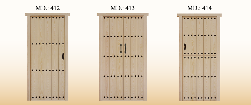 Puertas rusticas de exterior